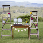 Rustic Drinks station- vintage