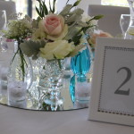 White Frame Table Number