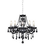 black chandelier