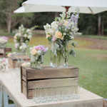 rustic wooden crates