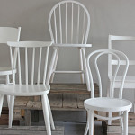 Mixed White Antique Chairs