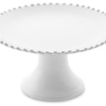 white ceramic cake stand