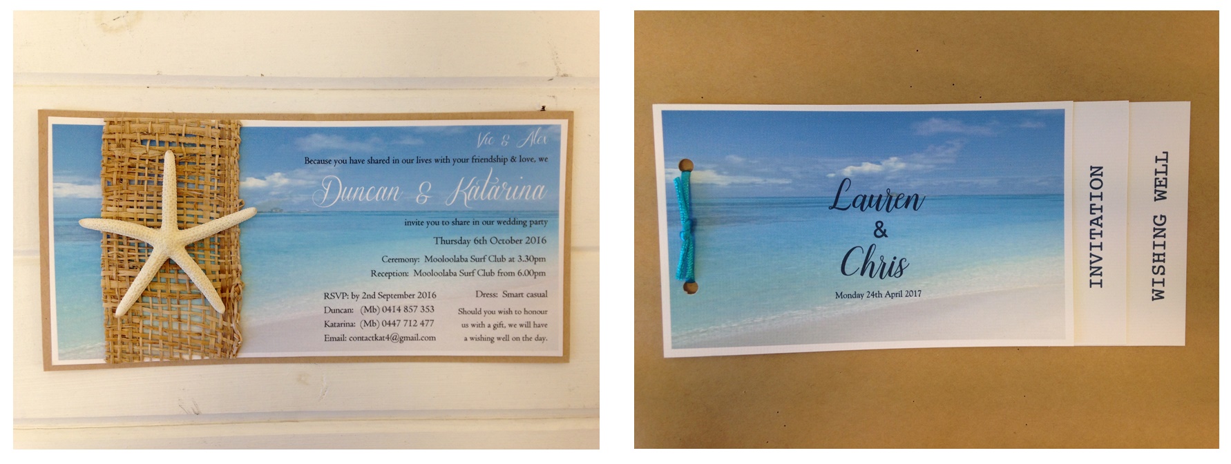 Cloud Nine Weddings Invitations